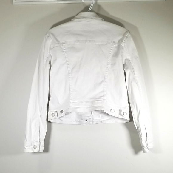 Velvet Heart White Denim Jacket - Picture 7 of 8